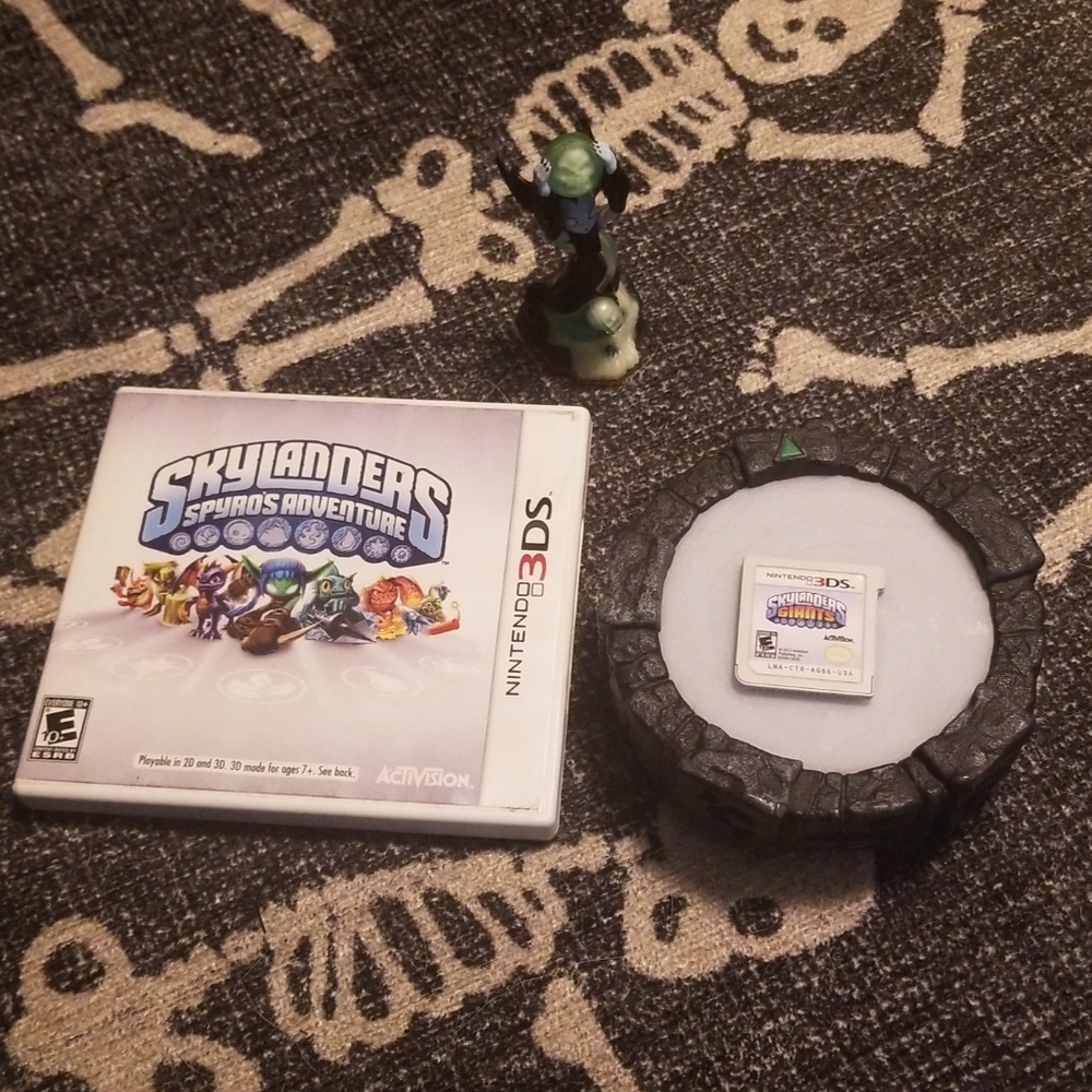 SPYRO SKYLANDERS Nintendo 3DS Lot w Hex